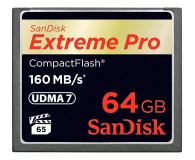 SANDISK Compact Flash Extreme 64GB SDCFXPS-064G-X46 - 179834 - zdjęcie 1